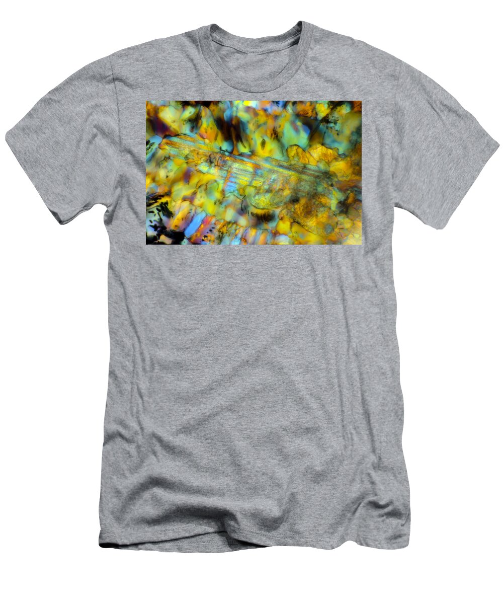 Basalt T-Shirt featuring the photograph Volcanic Glass by Tom Phillips