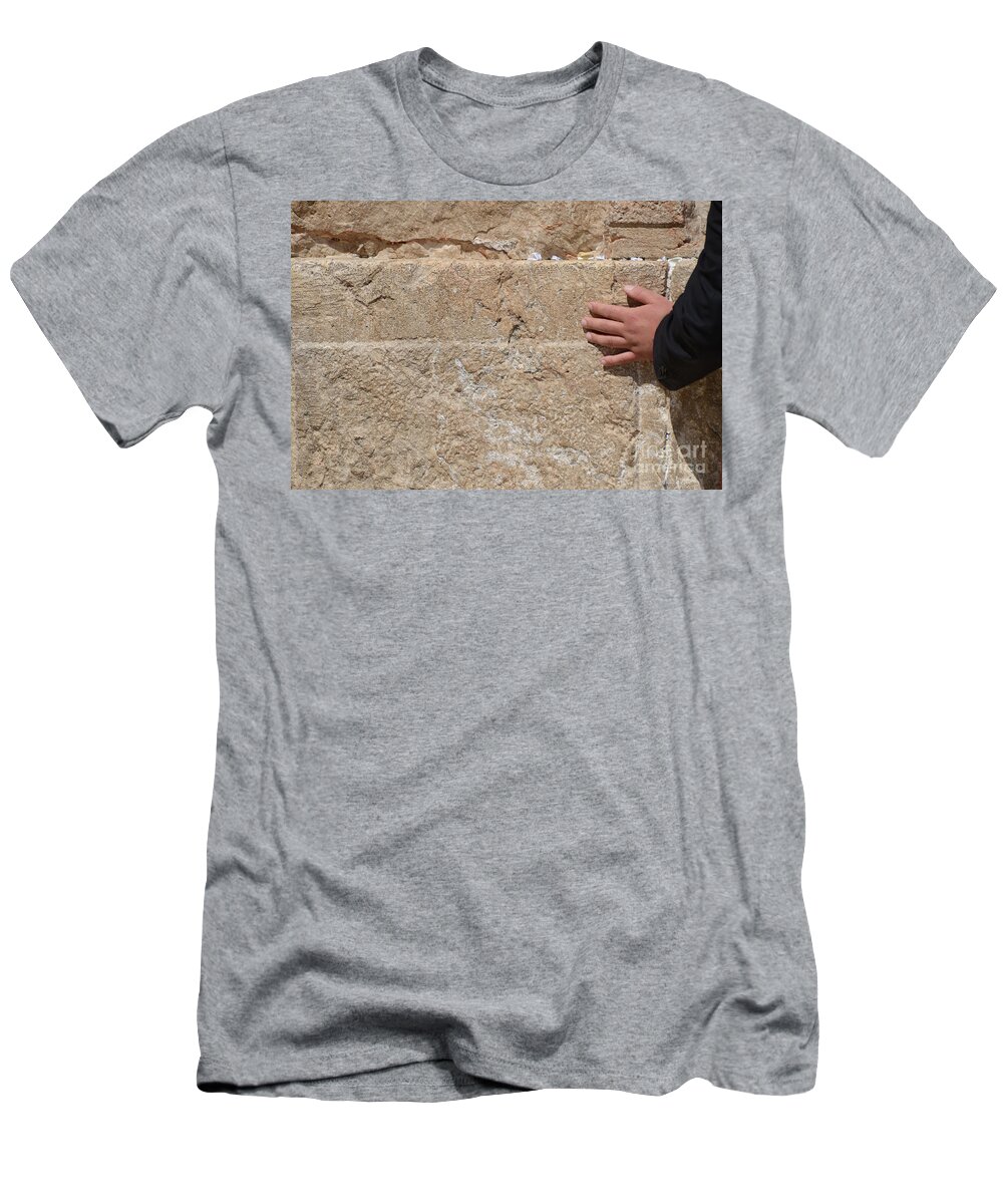 Wailing Wall T-Shirt featuring the photograph Wailing Wall Jerusalem 1 by Amir Paz