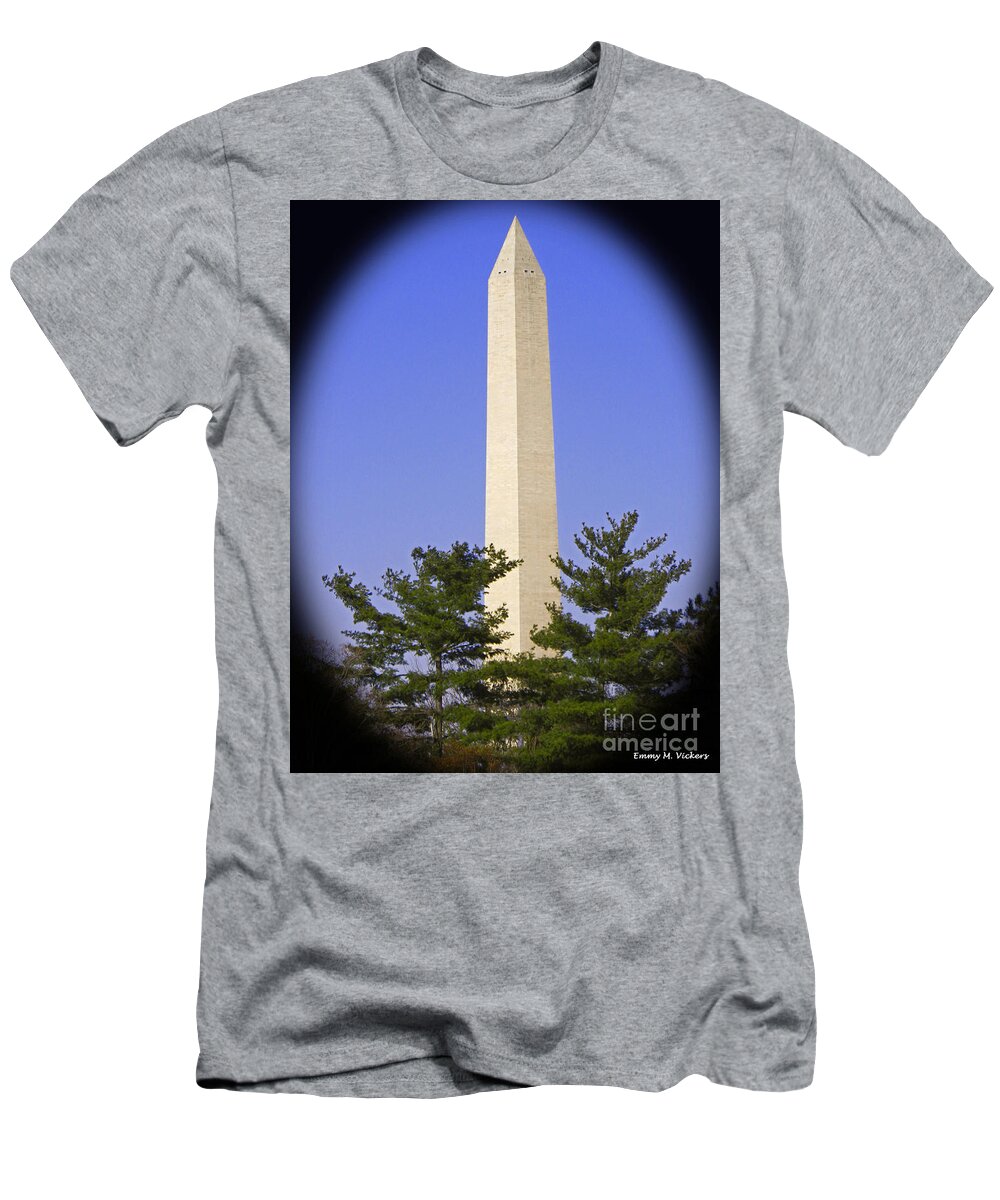 Washington Monument T-Shirt featuring the photograph Washington Monument by Emmy Vickers