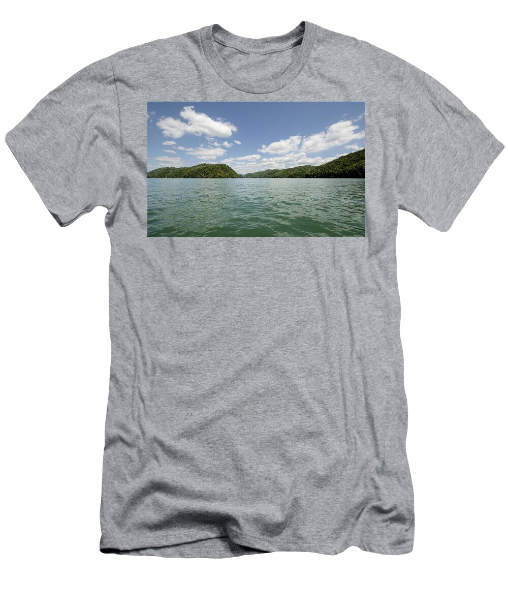 watauga Lake Tennessee T-Shirt featuring the photograph Watauga Lake - Tennessee by Brendan Reals