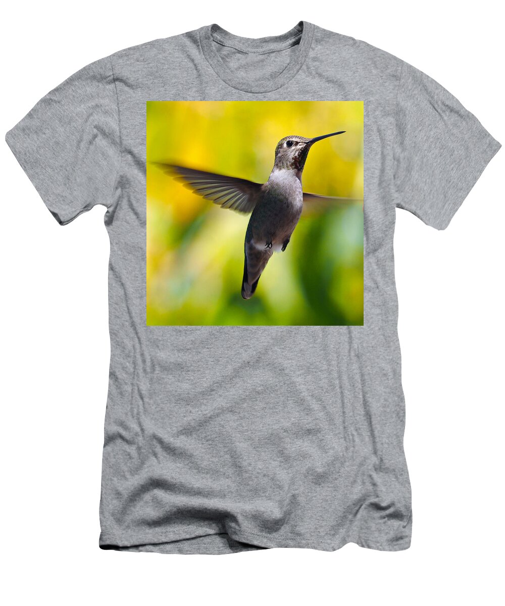 Hummingbirds T-Shirt featuring the photograph Watching You by Joe Schofield