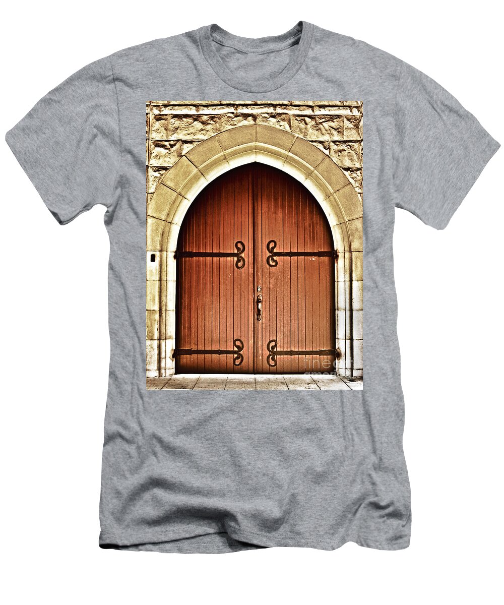 Door T-Shirt featuring the photograph Where It Begins by Paul Topp