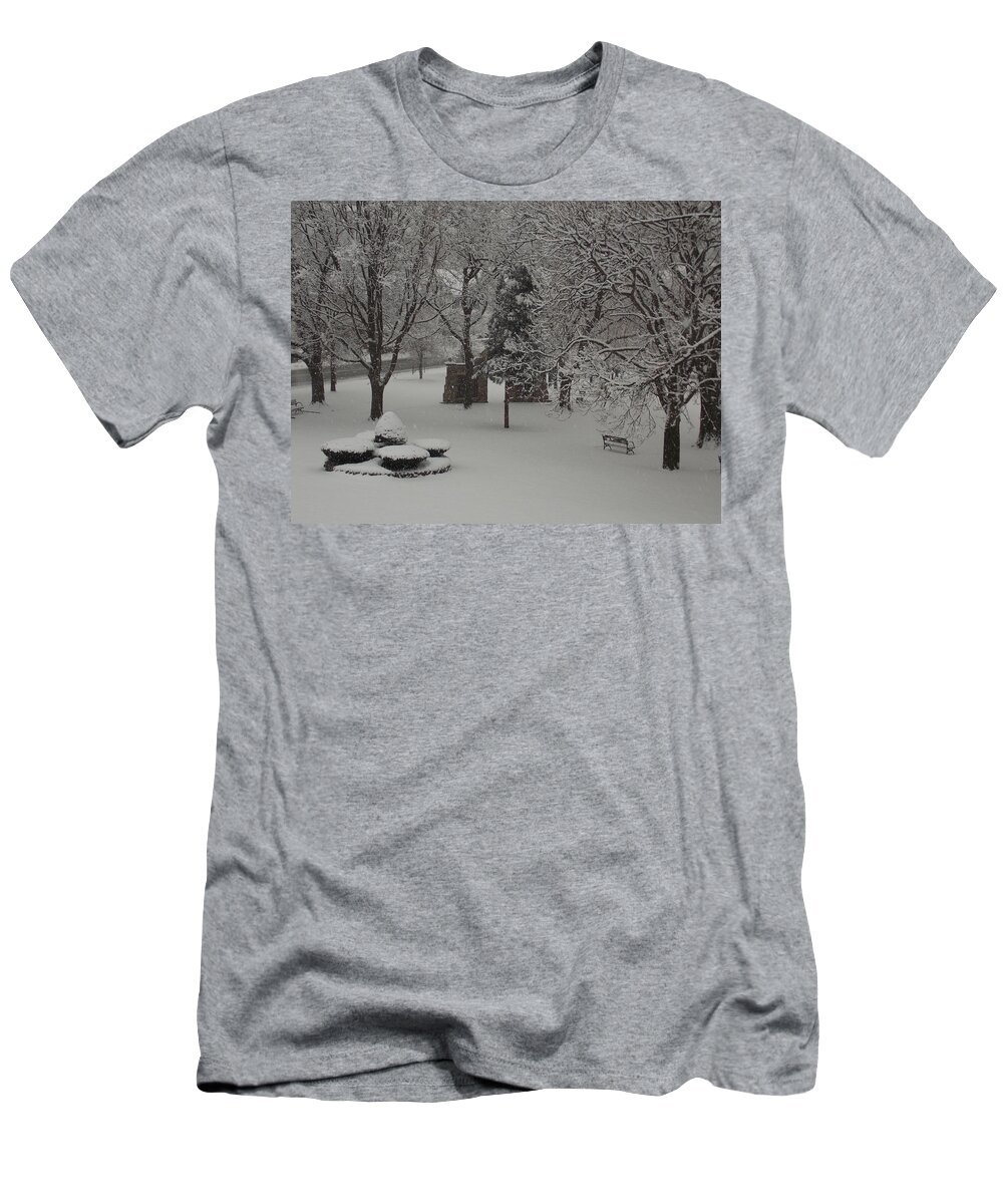 Massachusetts T-Shirt featuring the photograph Winter Wonderland by Catherine Gagne