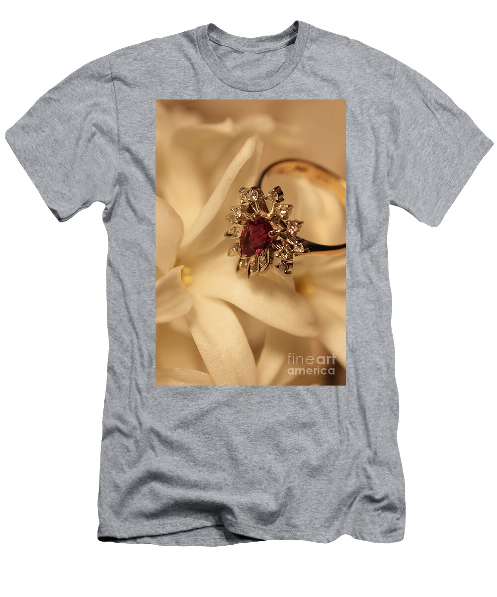 Flower T-Shirt featuring the photograph With Love by Joy Watson