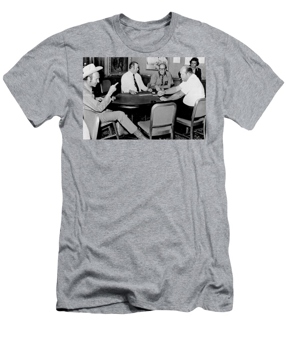 1970's T-Shirt featuring the photograph World Series Of Poker by Underwood Archives