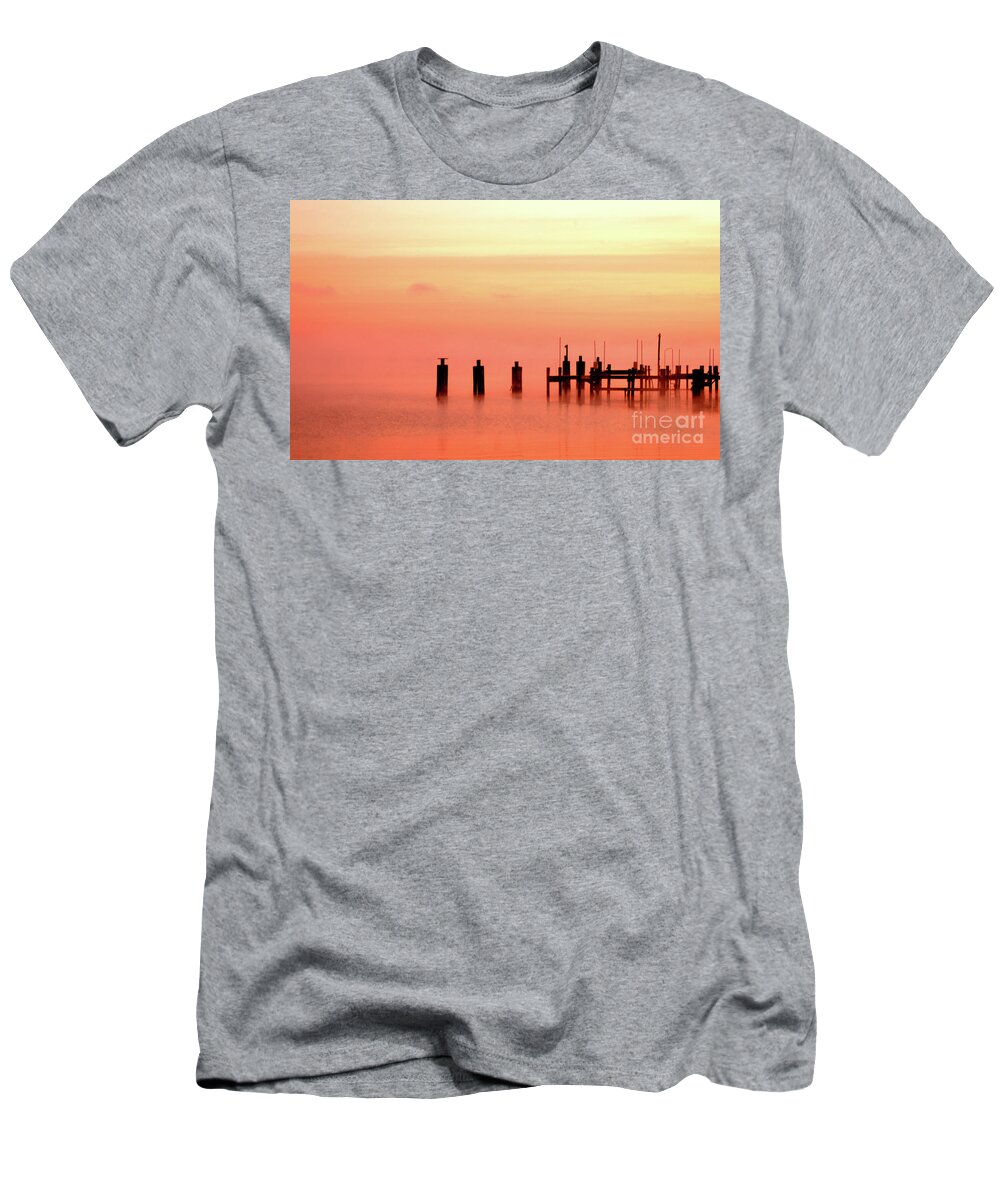 Clay T-Shirt featuring the photograph Eery Morn #2 by Clayton Bruster