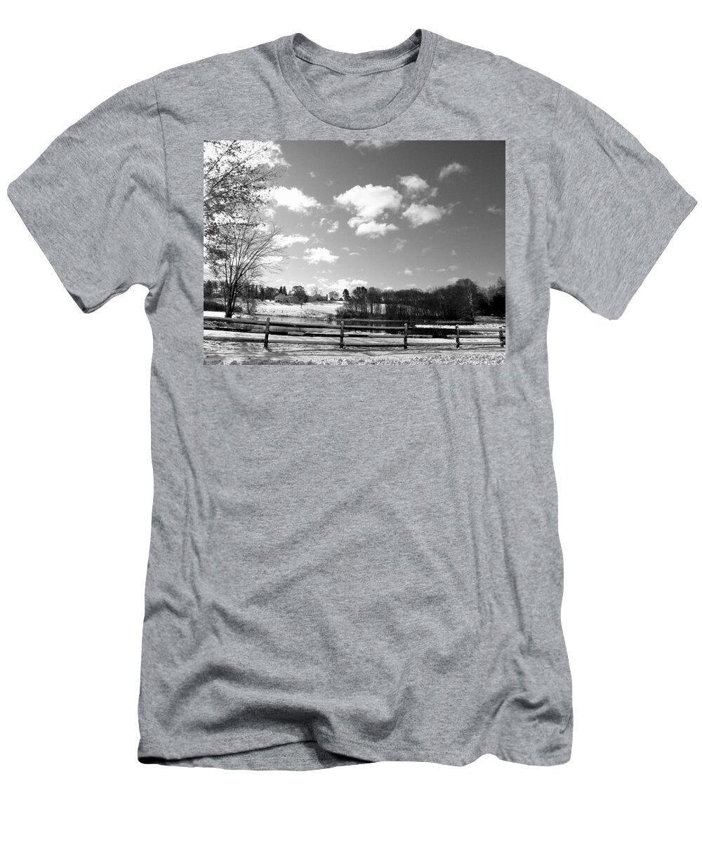 Country T-Shirt featuring the photograph A Country Landscape by Kim Galluzzo