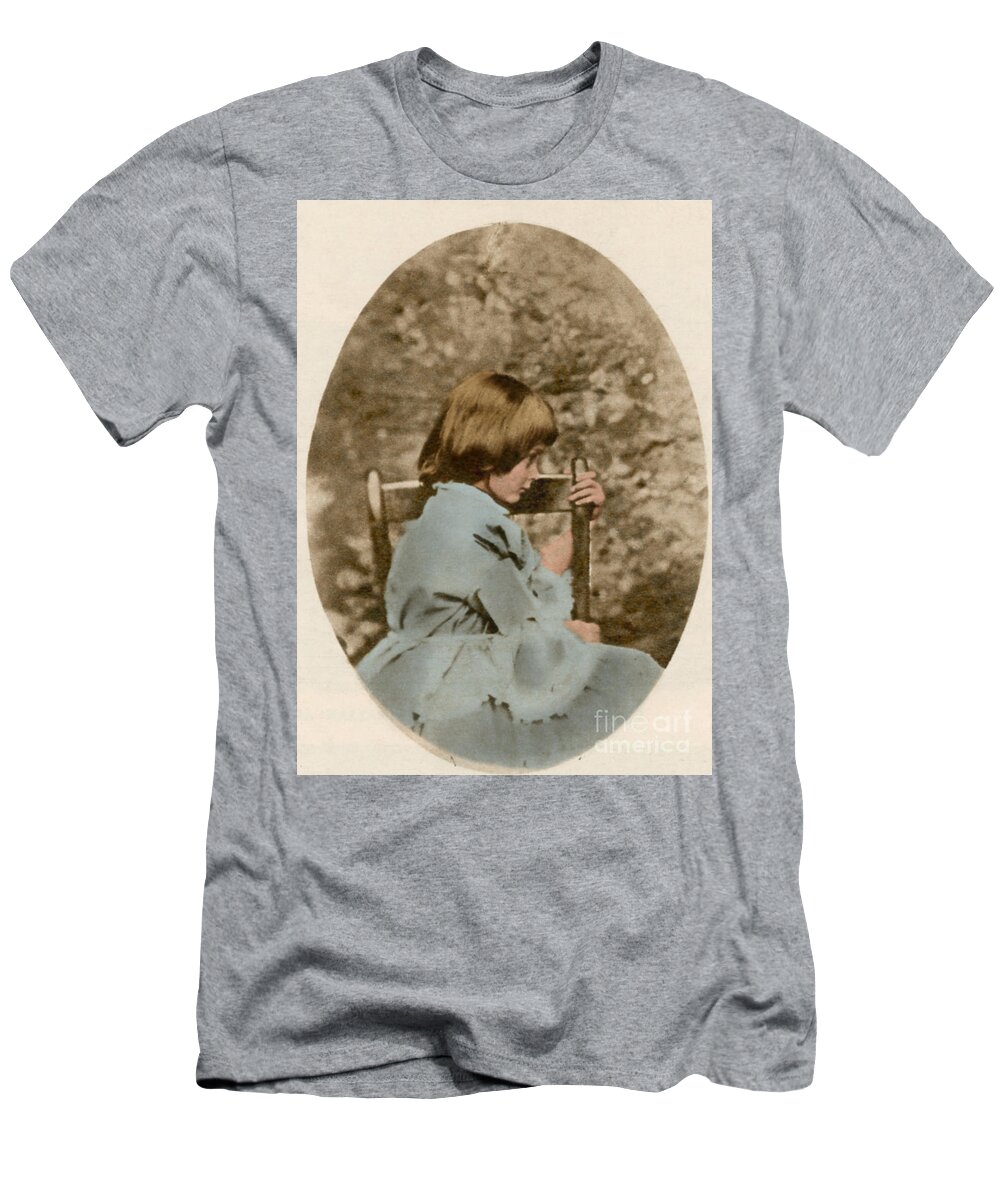 Historic T-Shirt featuring the photograph Alice Liddell, Alices Adventures by Science Source