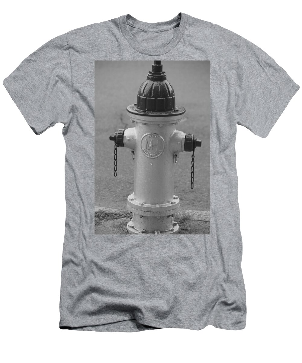 Fire Hydrant T-Shirt featuring the photograph Antique Fire Hydrant Cambridge Ma by Allan Morrison