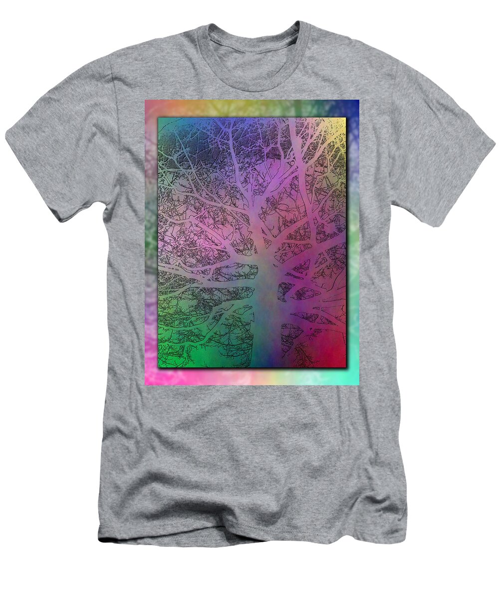 Arbor T-Shirt featuring the digital art Arboreal Mist 2 by Tim Allen