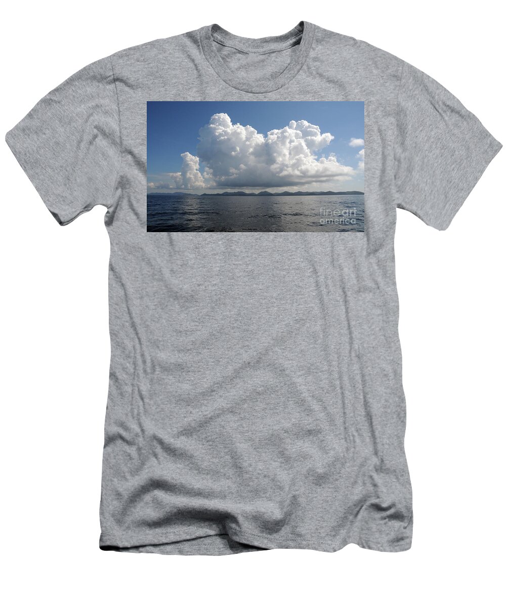 Clouds T-Shirt featuring the photograph Clouds Over the Andaman Sea by Vivian Christopher