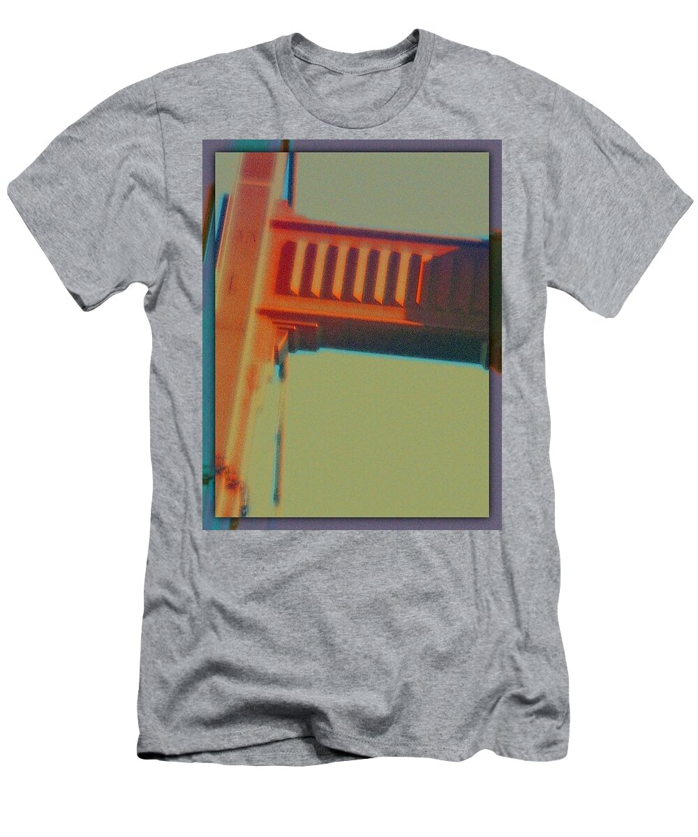 Abstract T-Shirt featuring the digital art Coming In by Richard Laeton