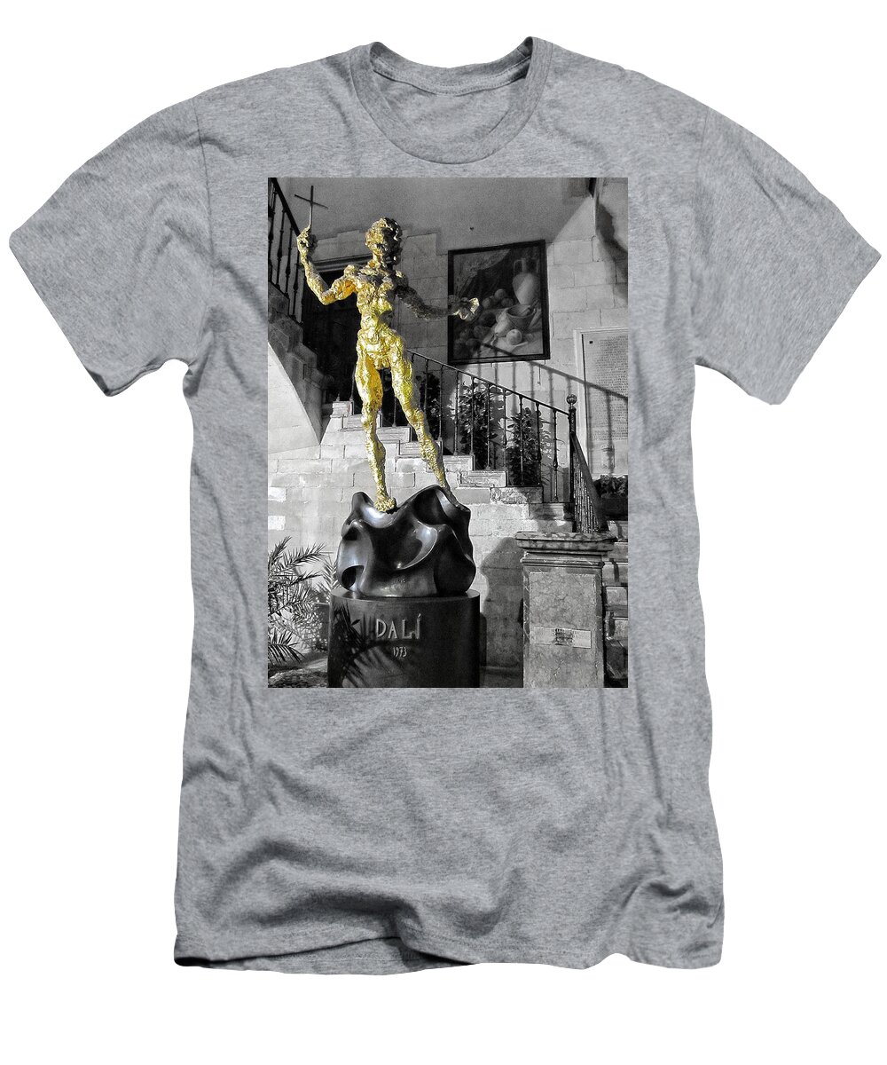 Salvador Dali T-Shirt featuring the photograph Dali by Marianna Mills