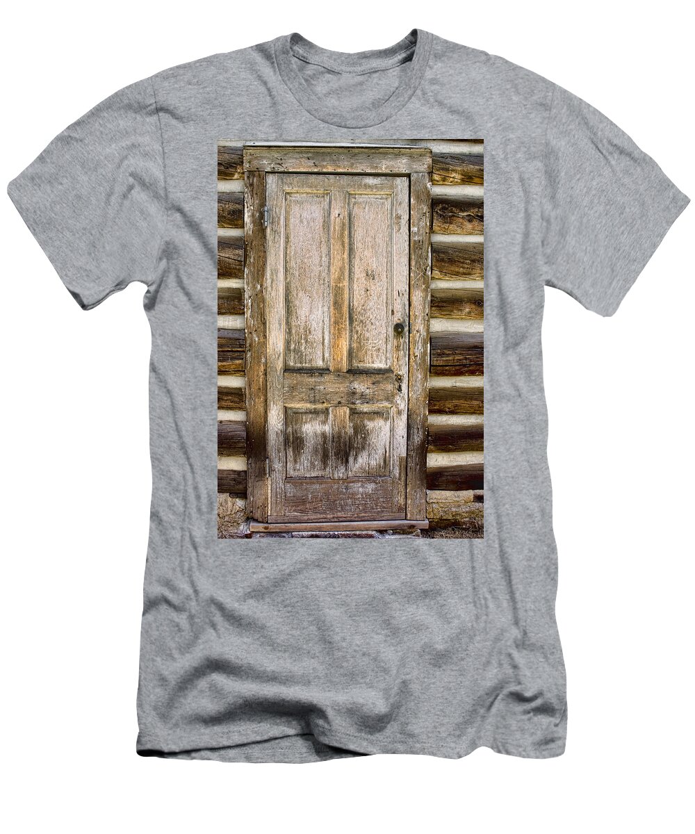 Door T-Shirt featuring the photograph Doors of St Elmo II by Ellen Heaverlo