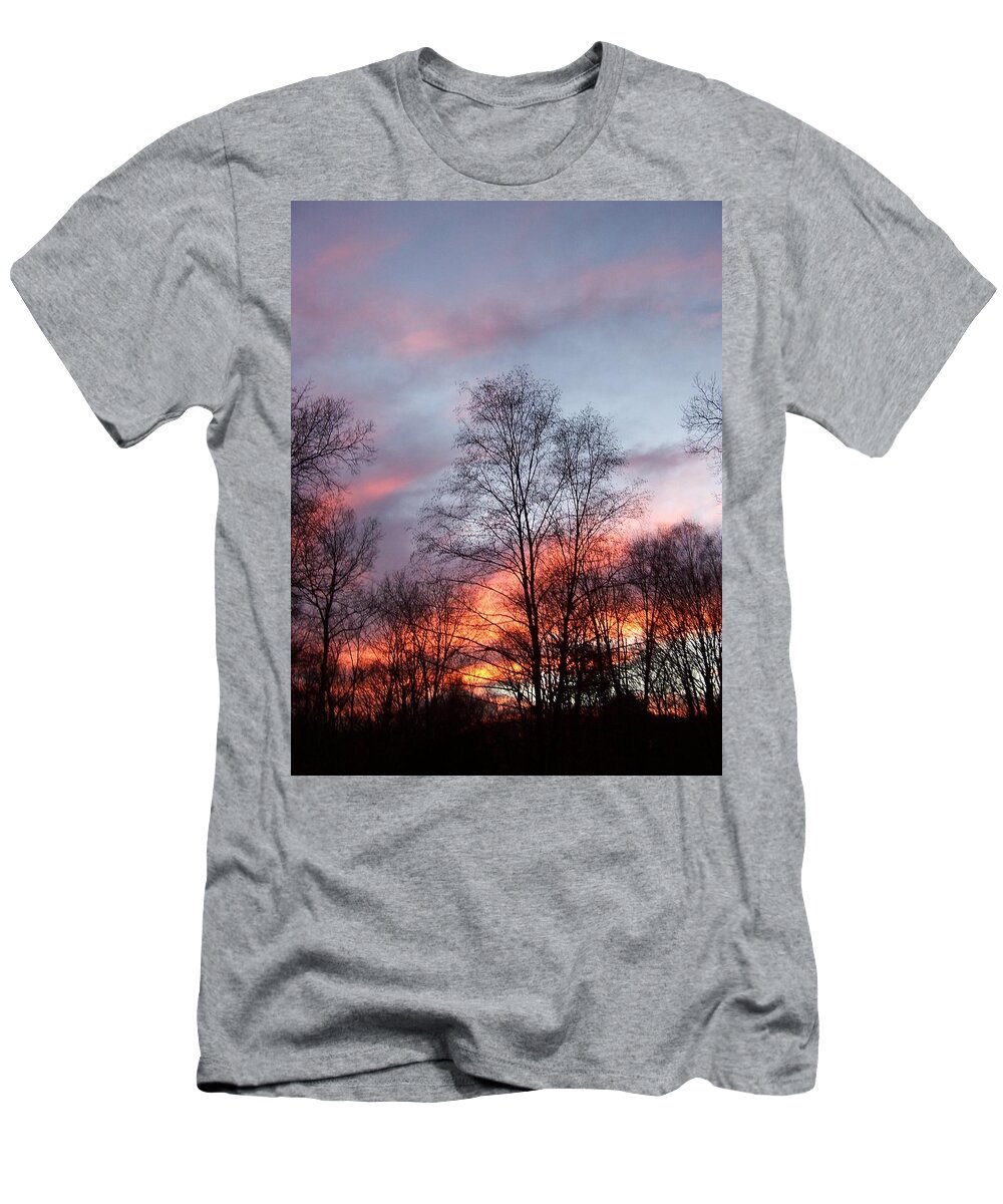 Sunset T-Shirt featuring the photograph Explosions Of Color by Kim Galluzzo