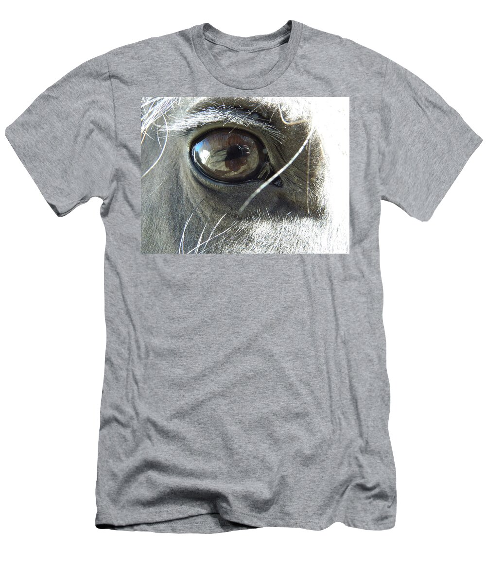 Horse T-Shirt featuring the photograph Eye Popper by Kim Galluzzo