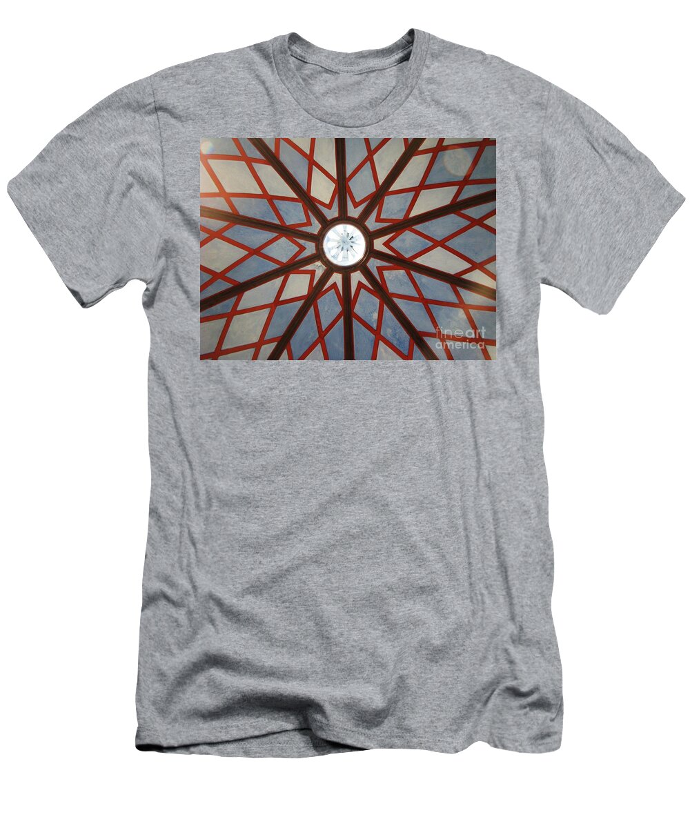 Gazebo Ceiling T-Shirt featuring the photograph Geometry in Motion by Michele Penner