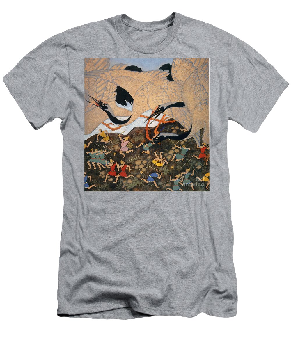 1918 T-Shirt featuring the photograph TANGLEWOOD - 'They were constantly at war with the Cranes by Edmund Dulac