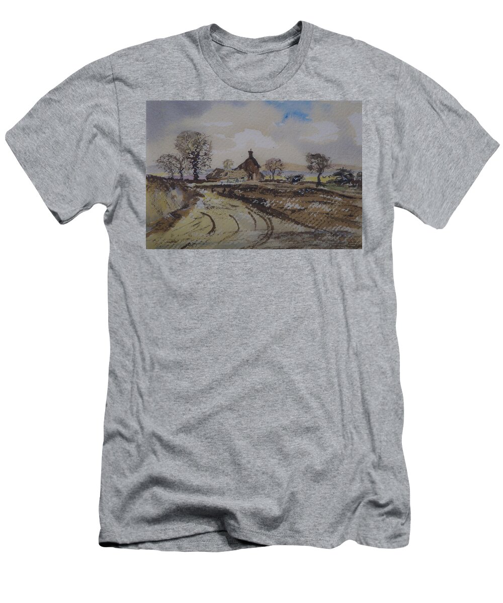 Homeward Bound T-Shirt featuring the painting Homeward Bound by Rob Hemphill