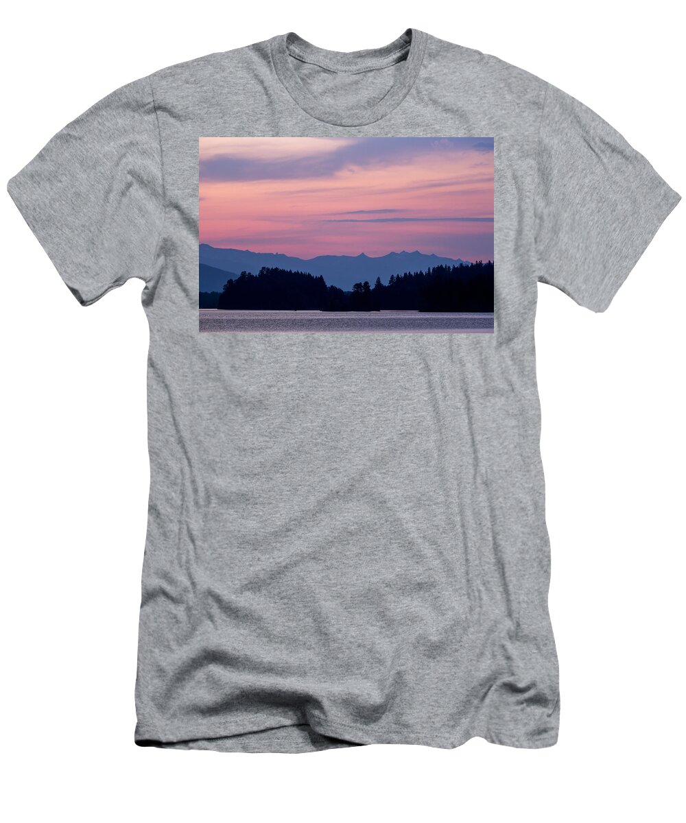 Sunset T-Shirt featuring the photograph Last Light by Albert Seger