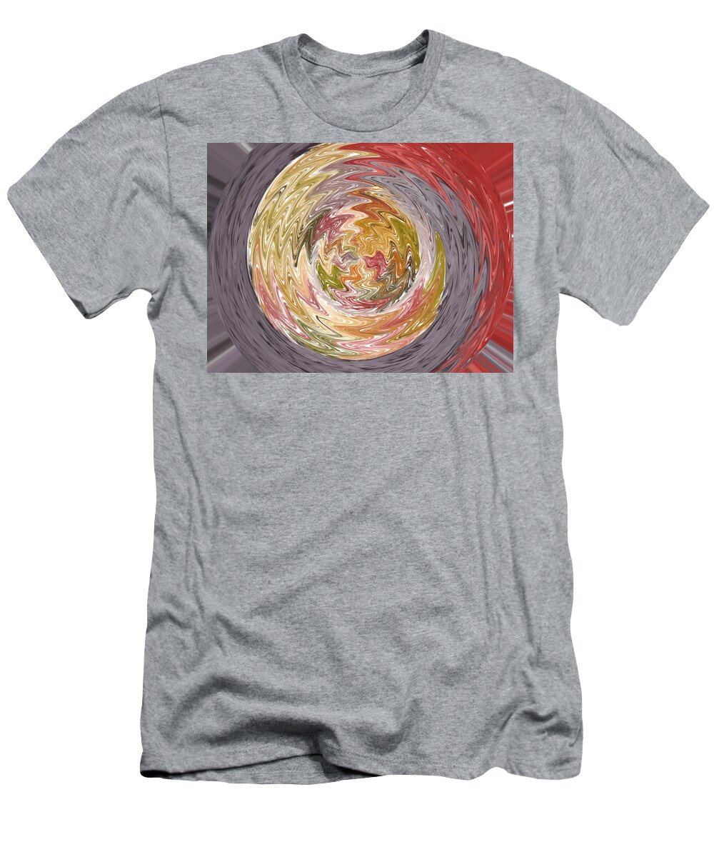 Abstract T-Shirt featuring the painting Lollipop by Heidi Smith
