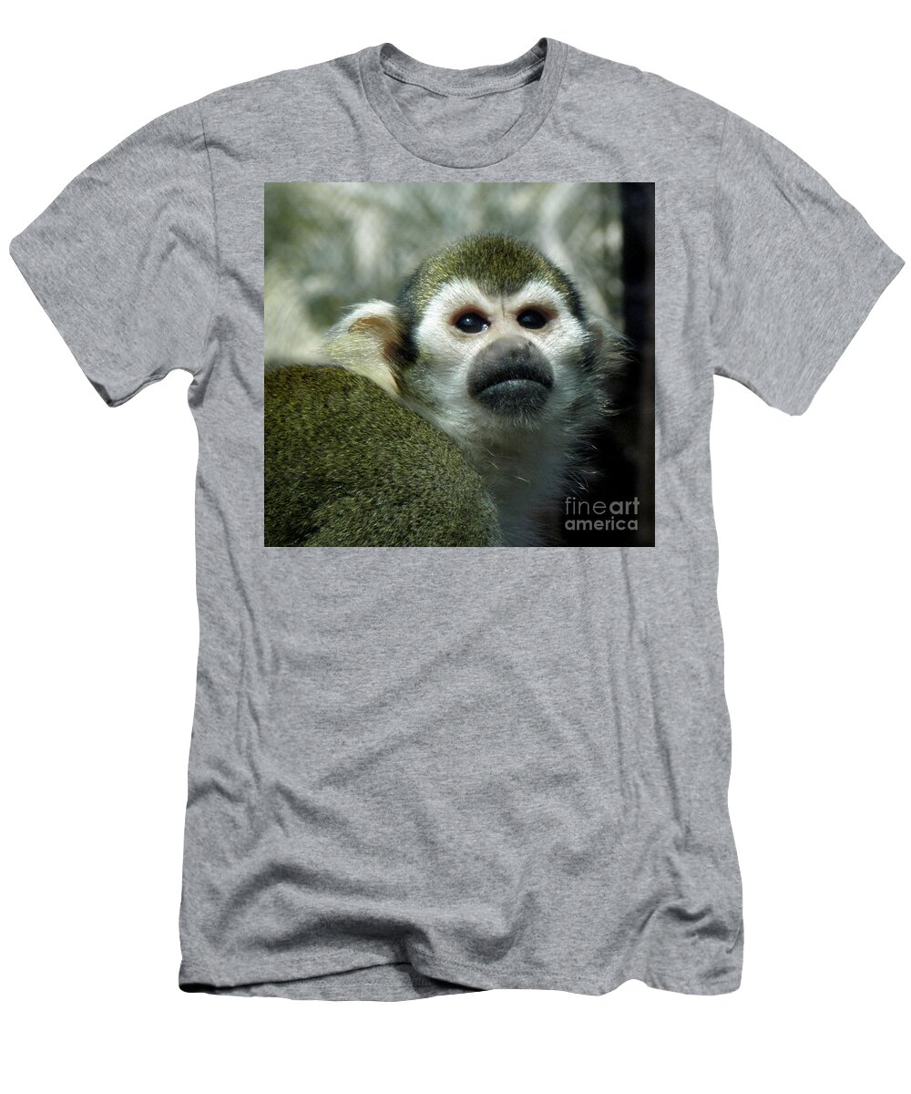 Monkey T-Shirt featuring the photograph Monkey by Kim Galluzzo