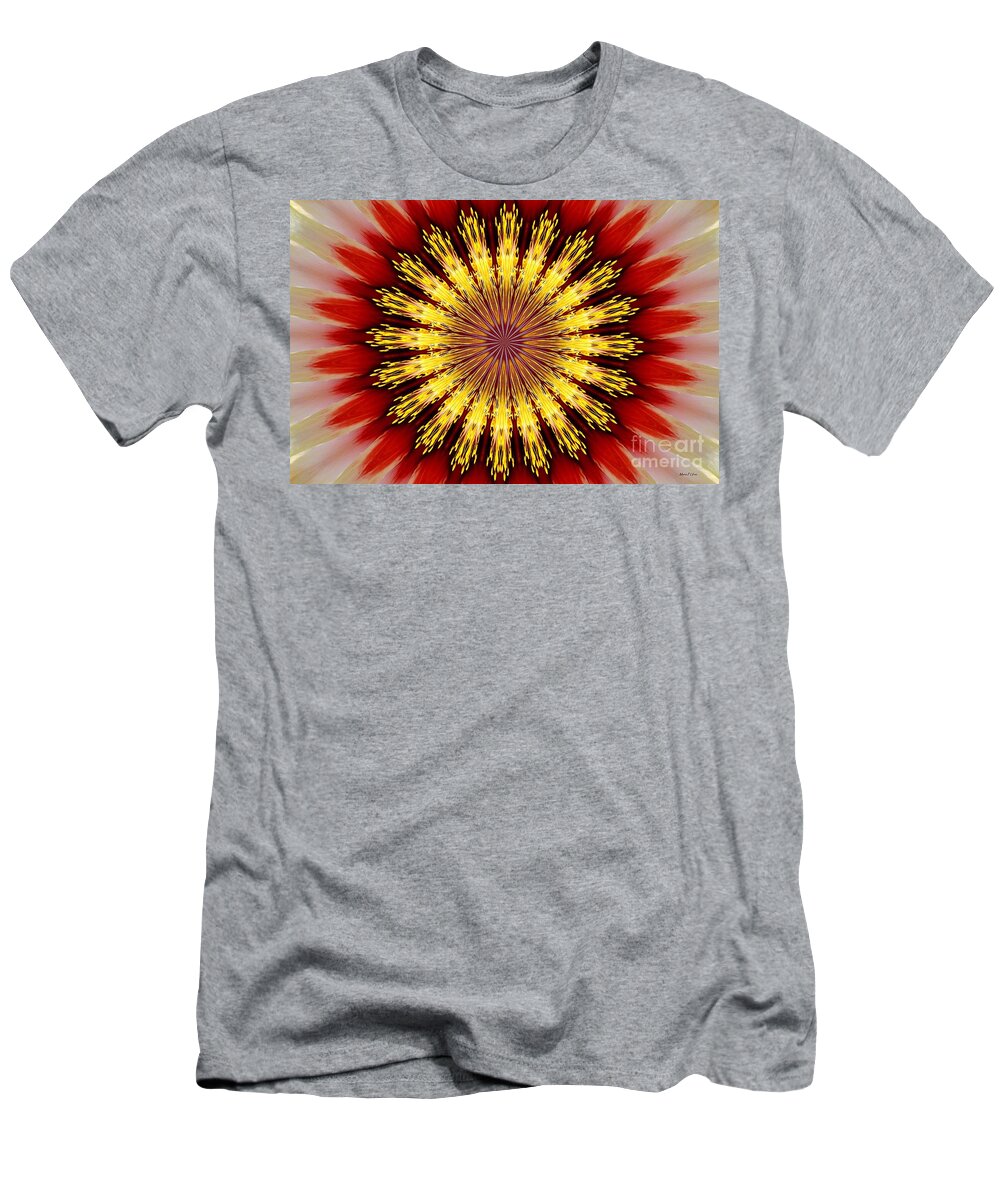 Native T-Shirt featuring the digital art Native Sun by Maria Urso
