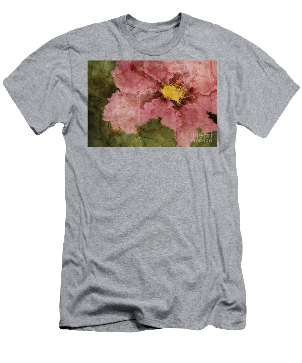 flower Art T-Shirt featuring the digital art Petaline - ar01bt05 by Variance Collections
