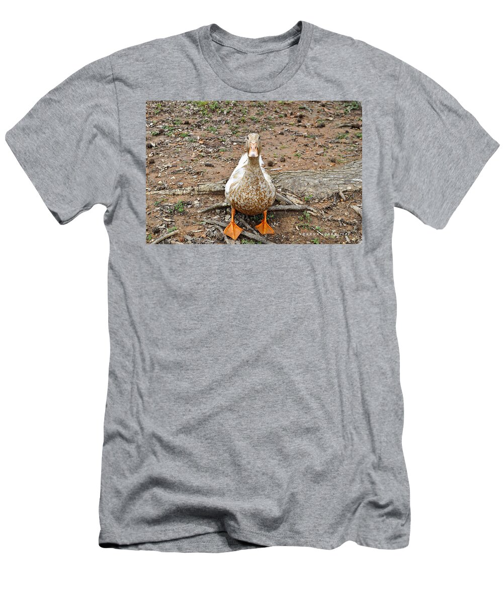 Duck T-Shirt featuring the photograph Portrait of an Alabama Duck by Verana Stark
