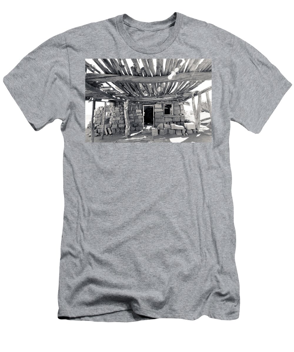 Cliff Dwellers T-Shirt featuring the photograph Russell Homestead Front by Julie Niemela