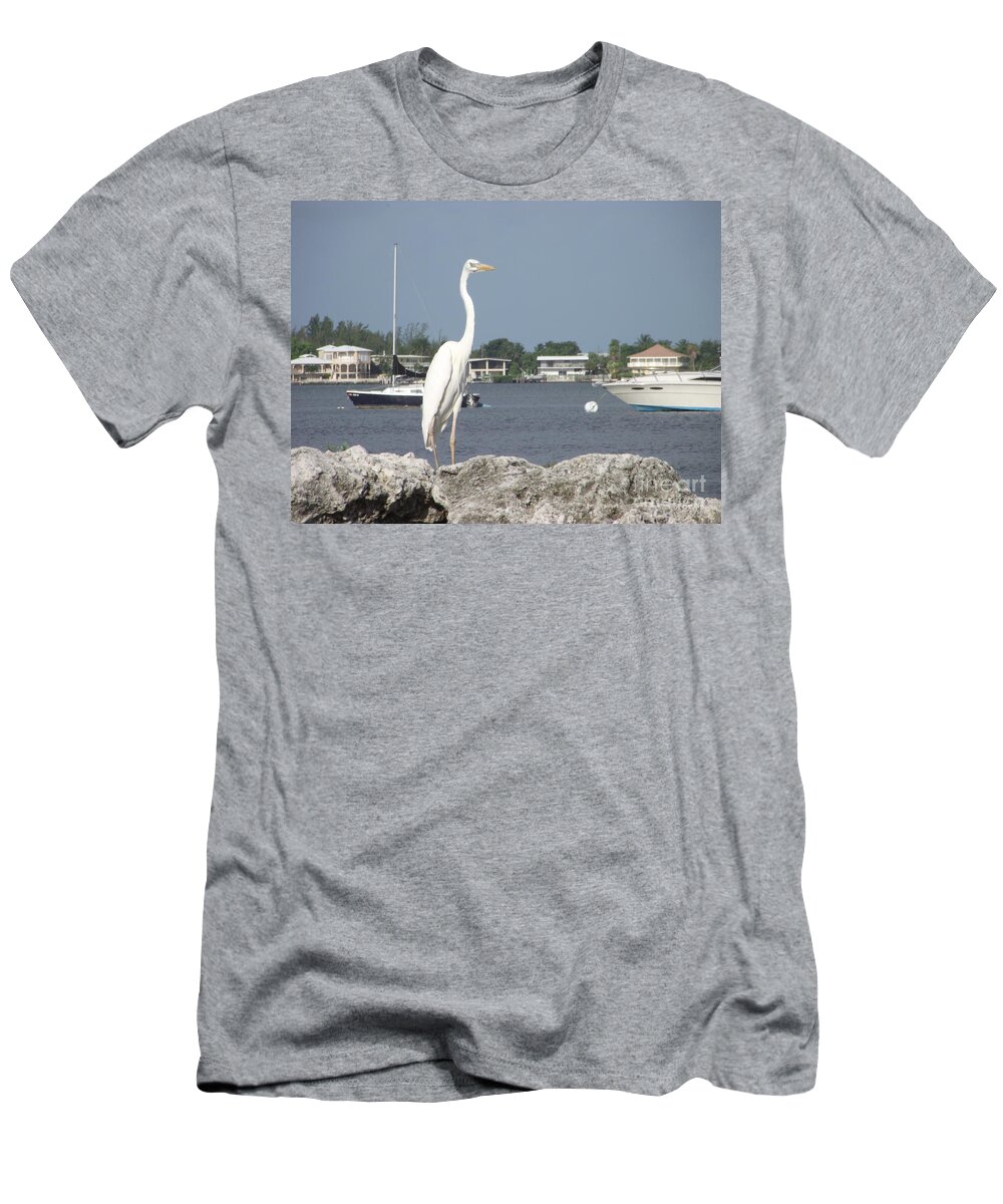 Key Largo Shoreline T-Shirt featuring the photograph Standing Guard by Michelle Welles