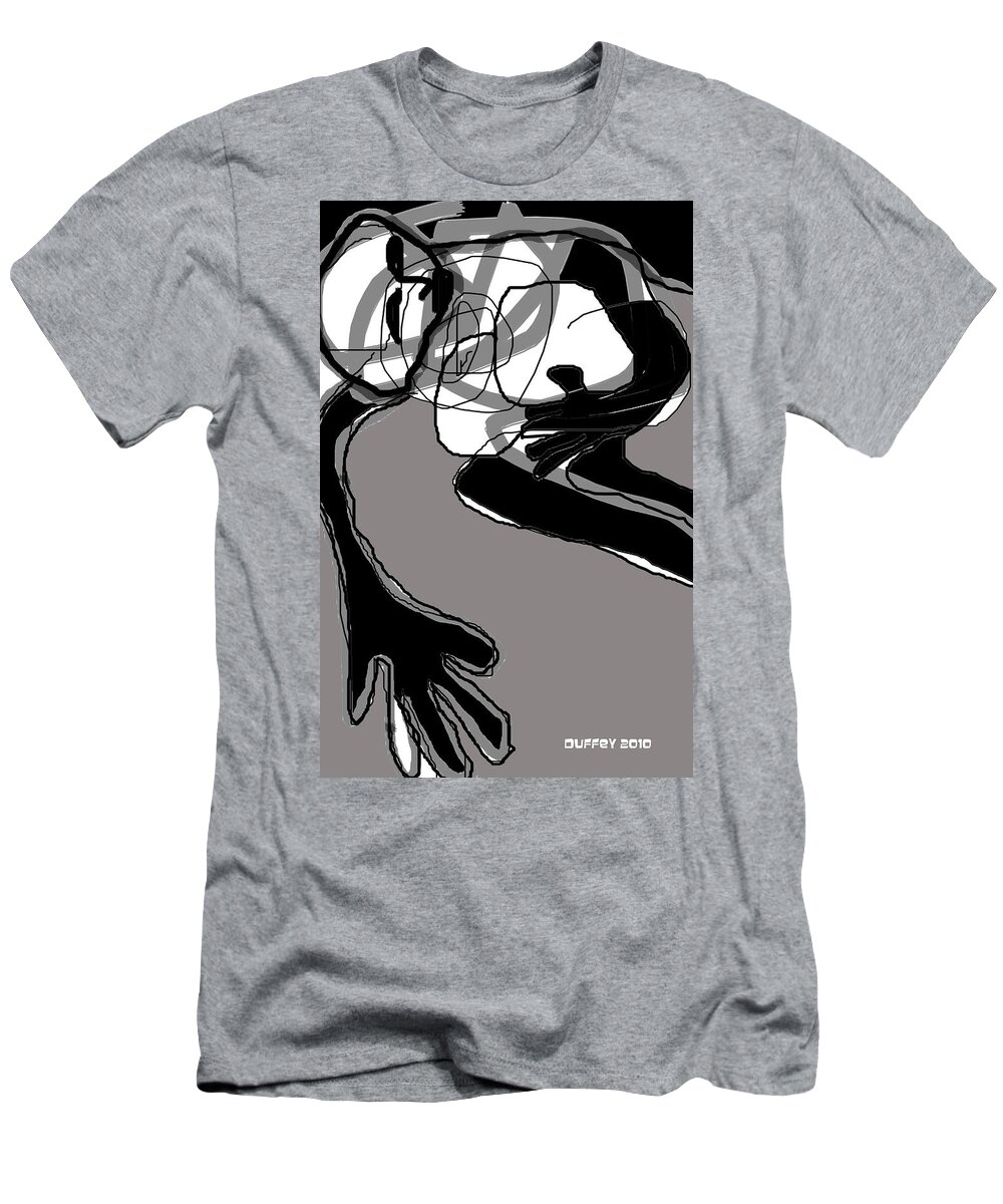 Digital Drawing T-Shirt featuring the photograph Suicide by Doug Duffey