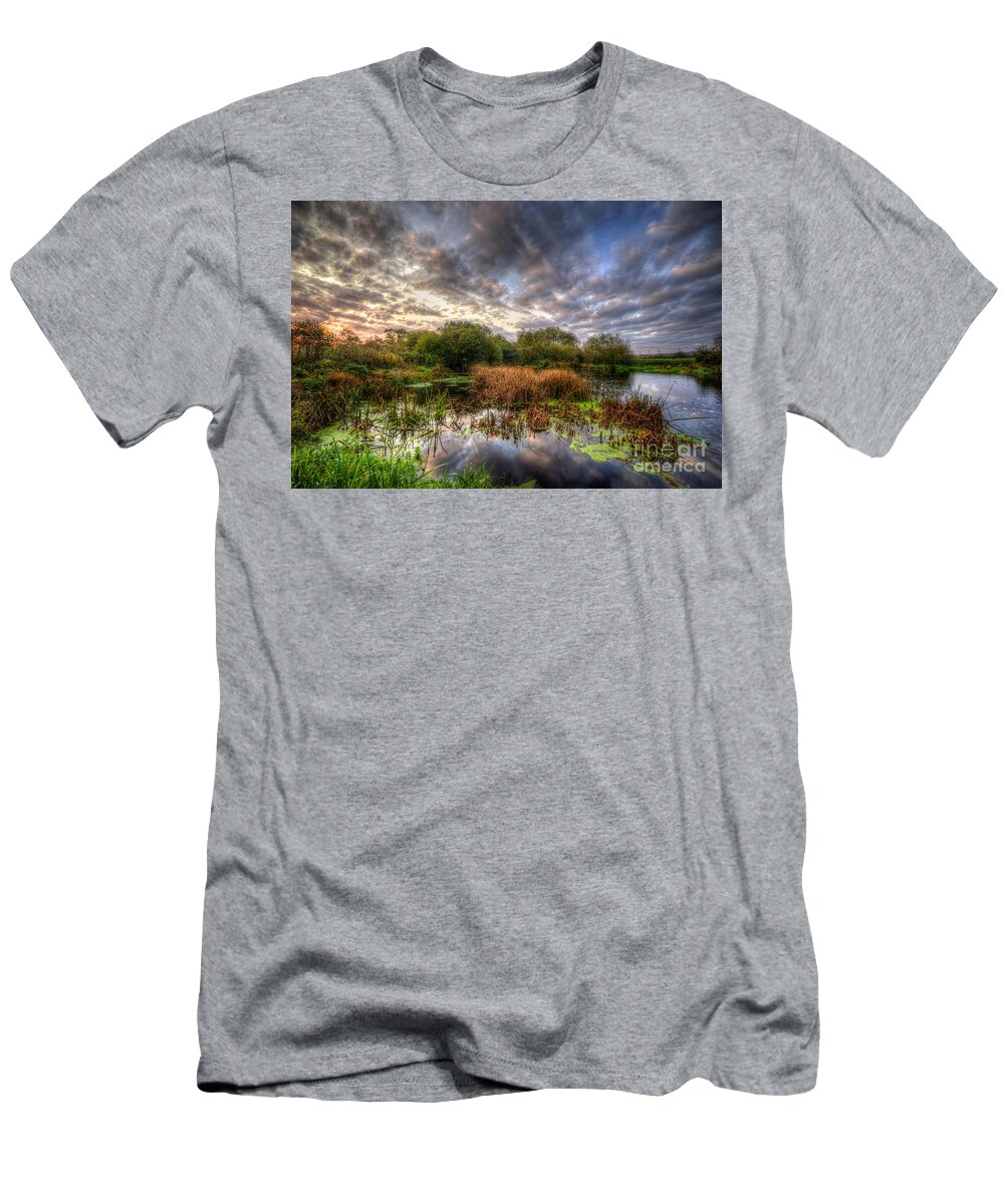 Hdr T-Shirt featuring the photograph Swampy by Yhun Suarez