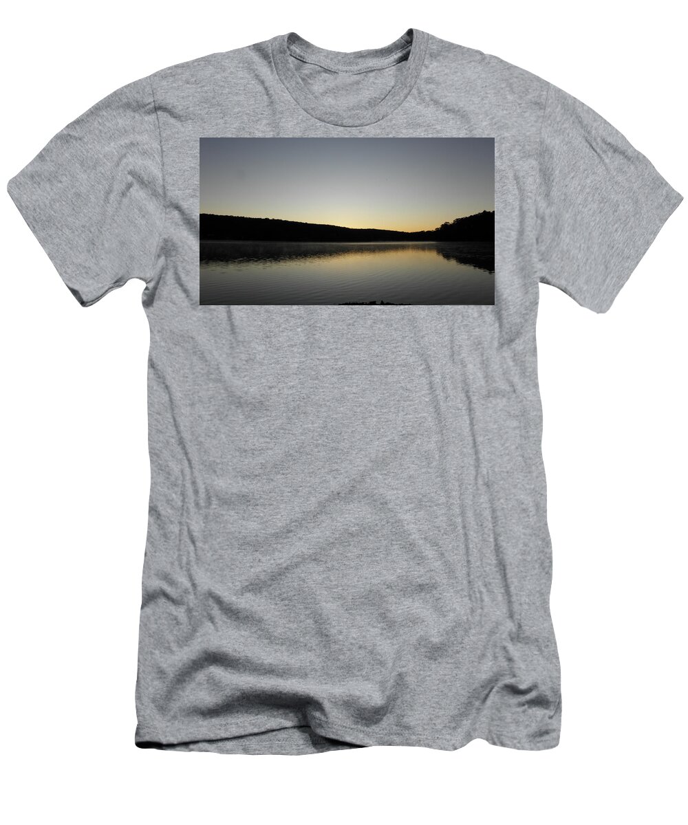New T-Shirt featuring the photograph The beginnings of a new day by Kim Galluzzo