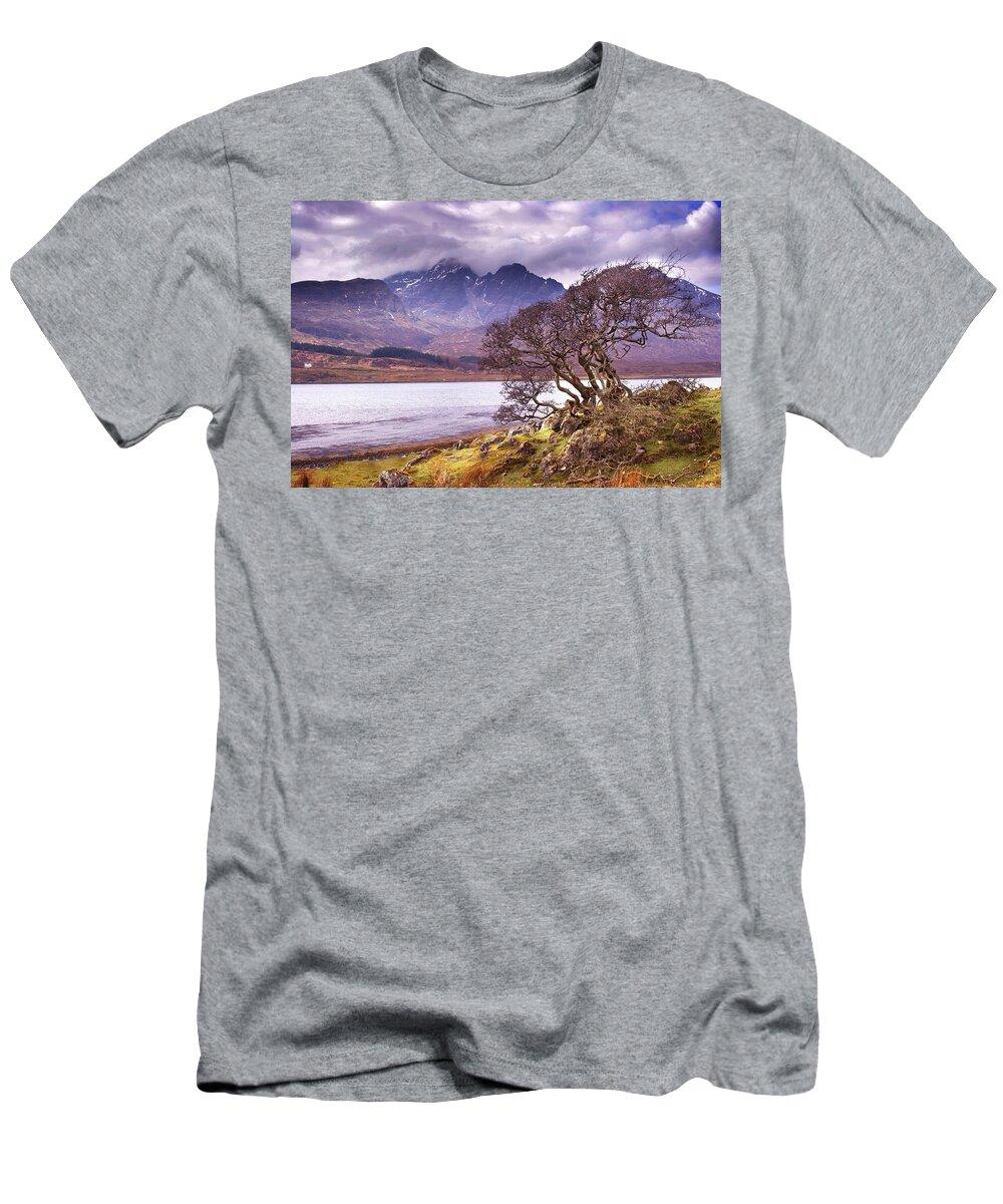 Cuillins T-Shirt featuring the photograph The Cuillins Skye by Joe Macrae