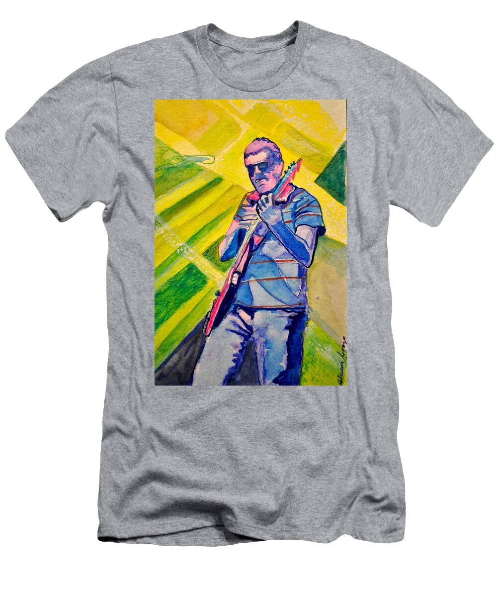 Umphrey's Mcgee T-Shirt featuring the painting The Smokin Pick by Patricia Arroyo
