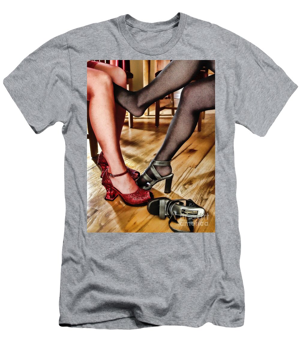 Legs T-Shirt featuring the photograph This Little Piggy Went To Market by Terry Doyle