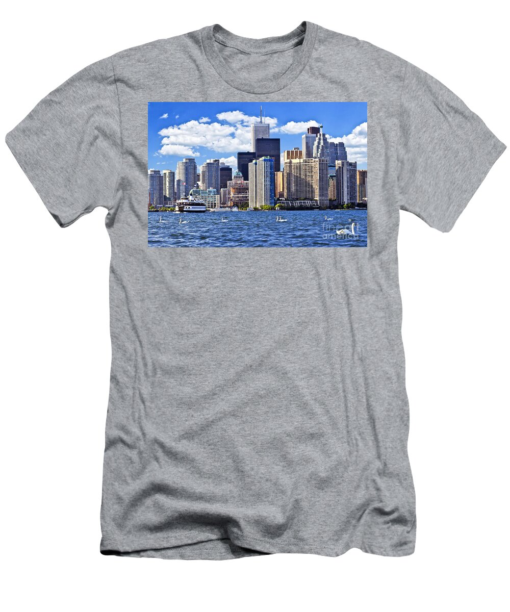 Toronto T-Shirt featuring the photograph Toronto waterfront by Elena Elisseeva