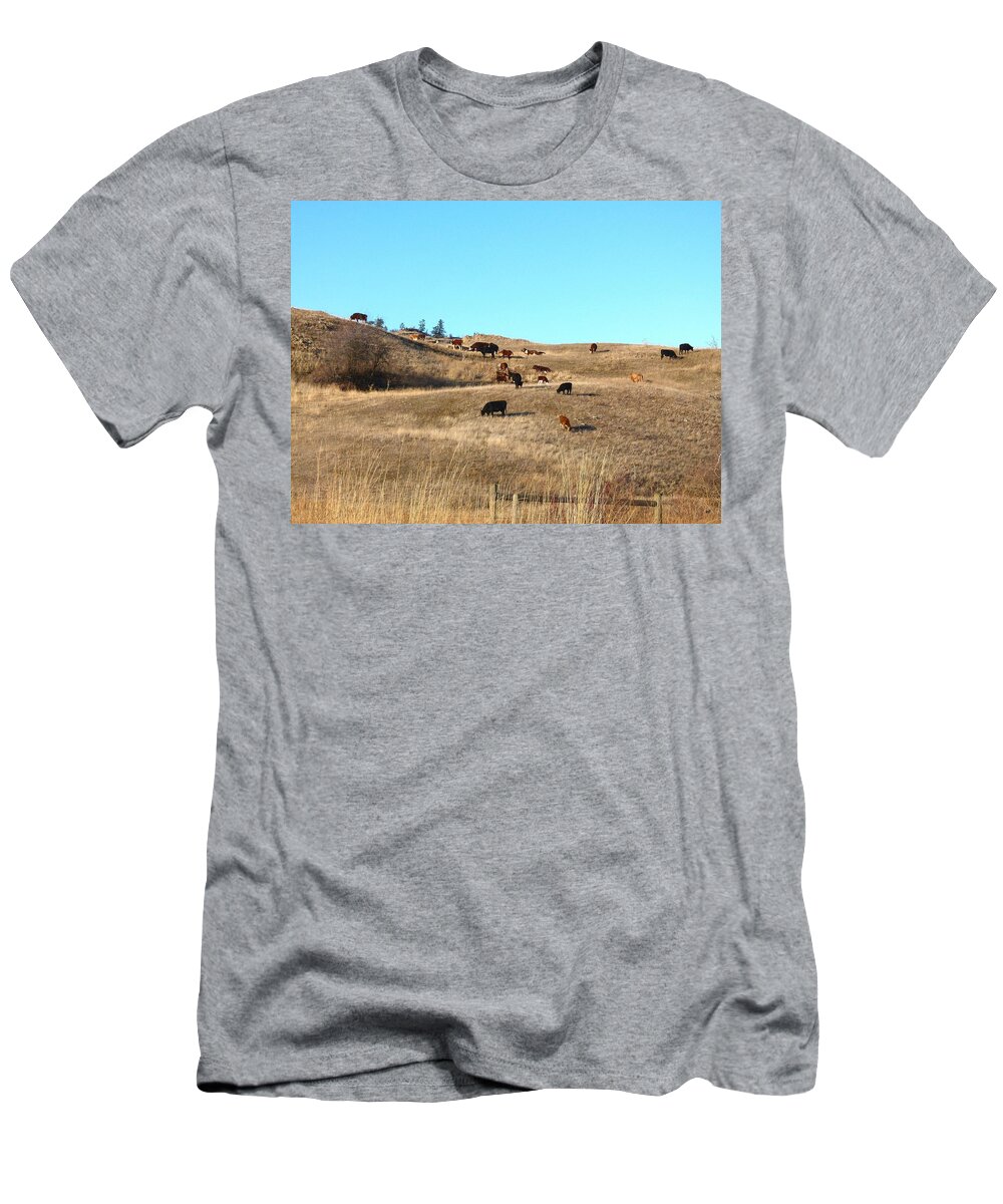 Winter T-Shirt featuring the photograph Winter Grazing by Will Borden