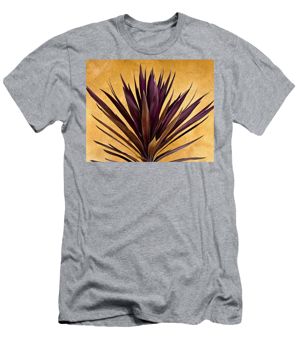 Flowers T-Shirt featuring the photograph Purple Giant Dracaena Santa Fe by John Hansen