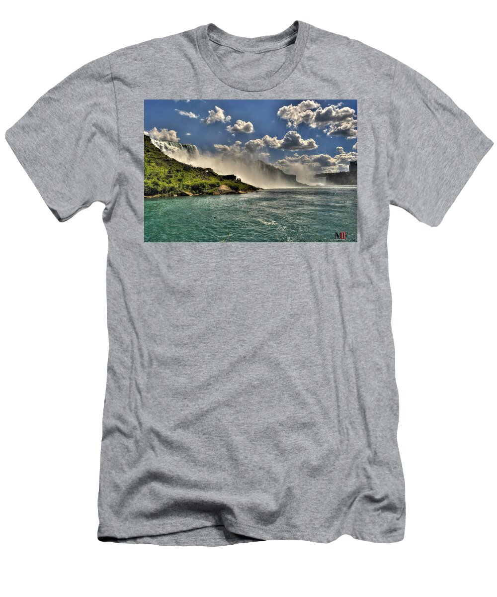 Buffalo T-Shirt featuring the photograph 07 Niagara Falls 2016 by Michael Frank Jr