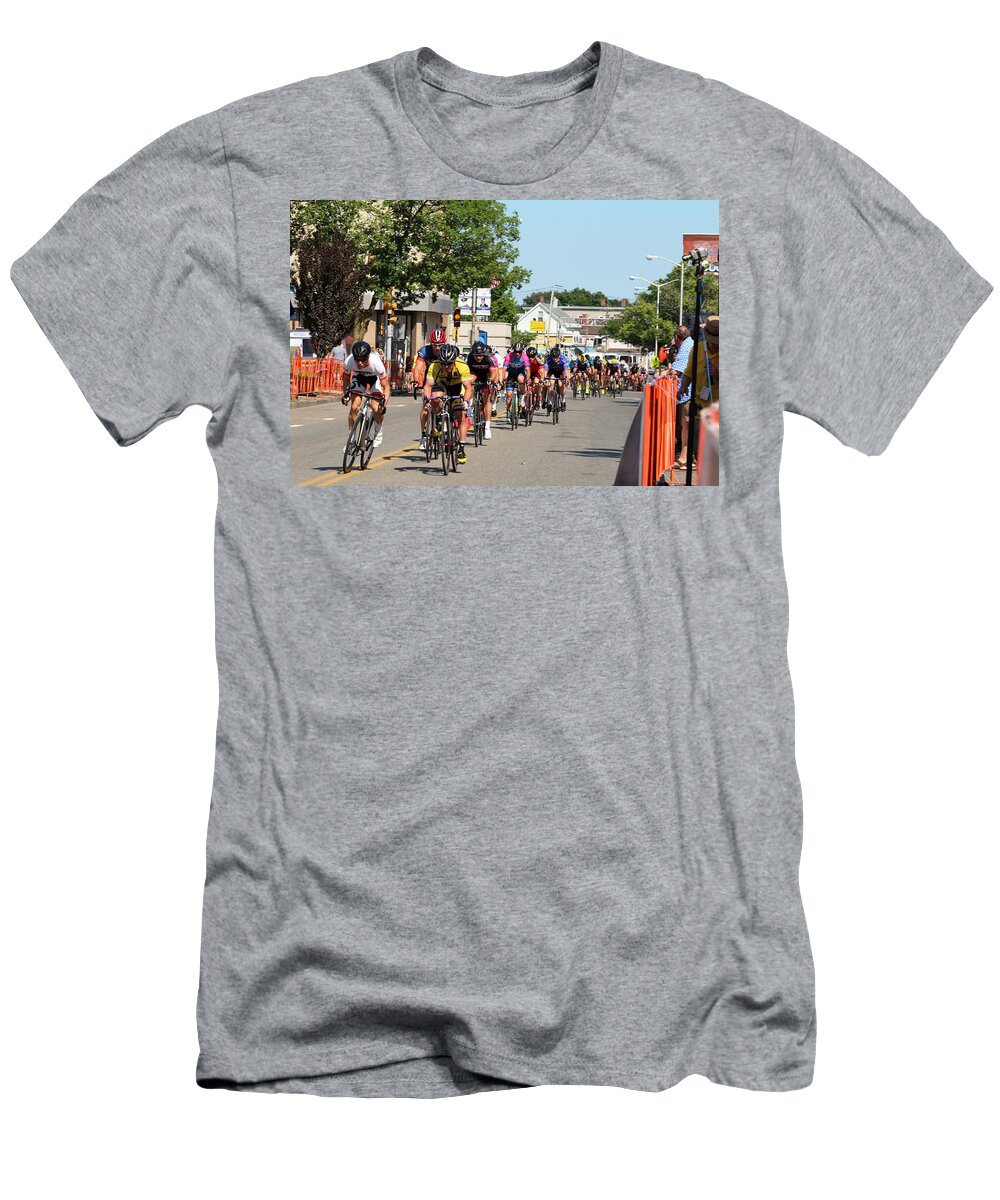 Cycle Racing T-Shirt featuring the photograph 2016 Longsjo Classic #1 by Donn Ingemie