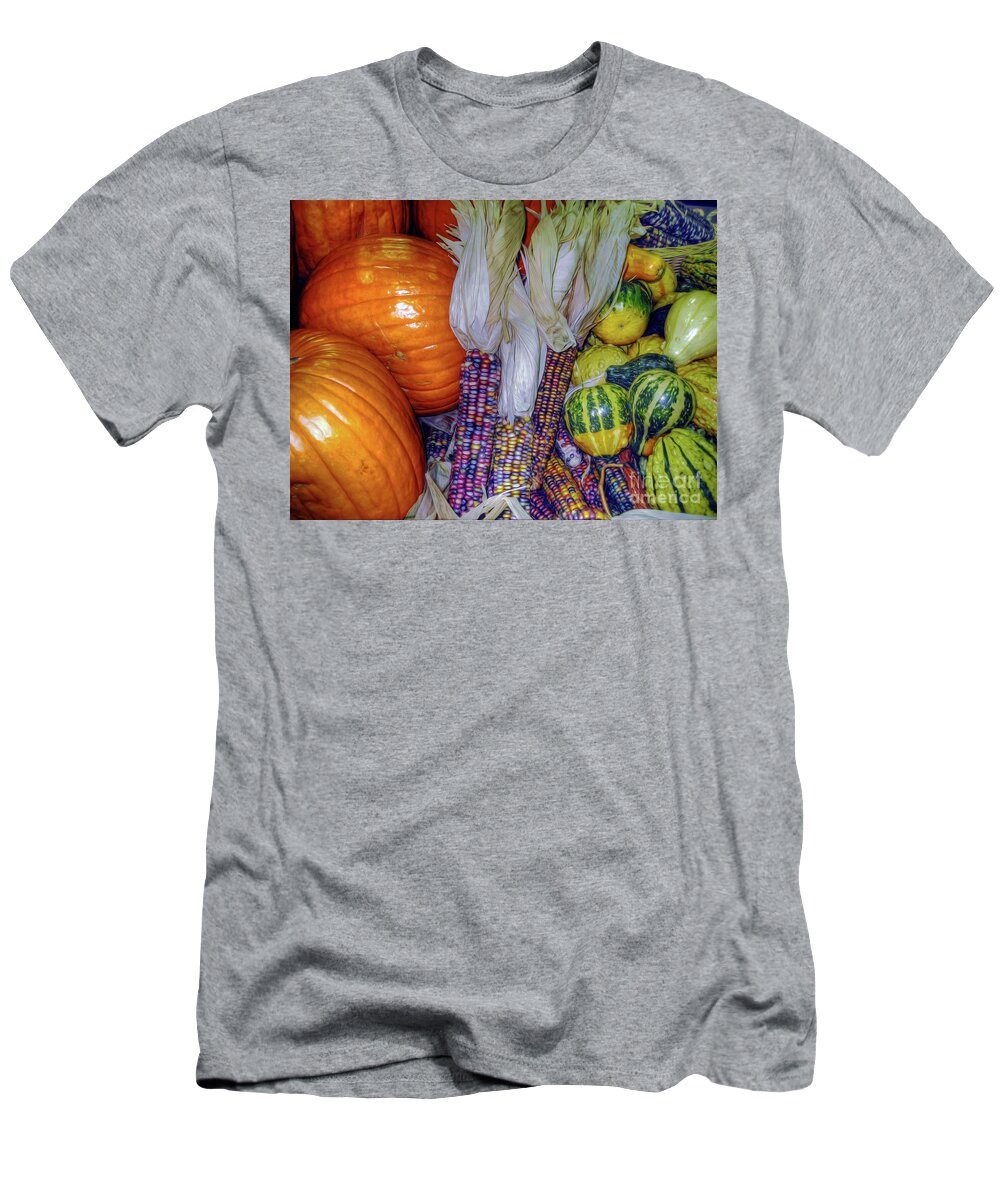 Autumn Harvest T-Shirt featuring the photograph Autumn Harvest #2 by Savannah Gibbs