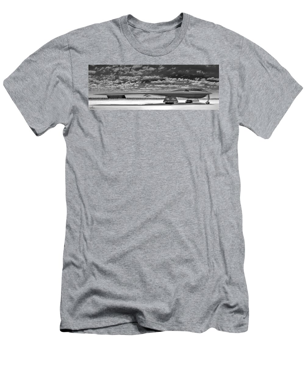 Aircraft T-Shirt featuring the photograph B2 Spirit #1 by Phil And Karen Rispin