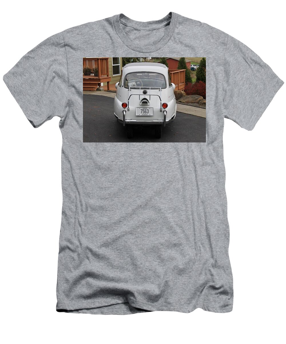 Bmw Isetta 300 T-Shirt featuring the photograph BMW Isetta 300 #1 by Jackie Russo