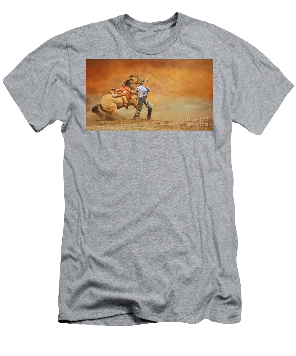 Animal T-Shirt featuring the photograph Catch N Release by Davandra Cribbie
