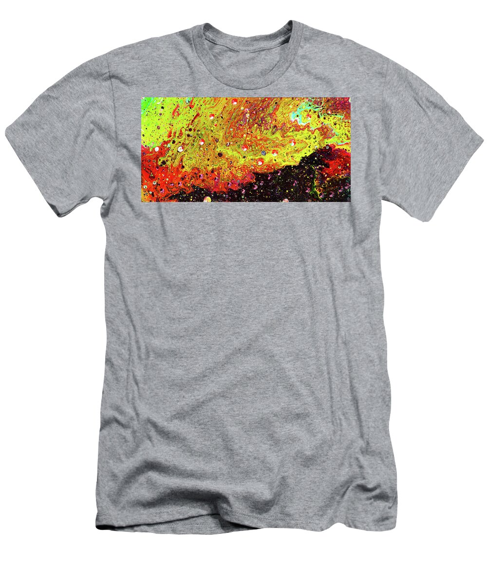 Abstract T-Shirt featuring the painting Corduroy by Meghan Elizabeth