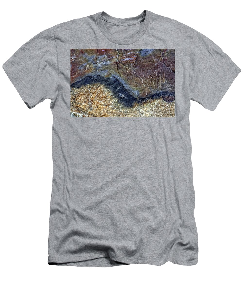 Rock T-Shirt featuring the photograph Earth Portrait 000-205 #1 by David Waldrop