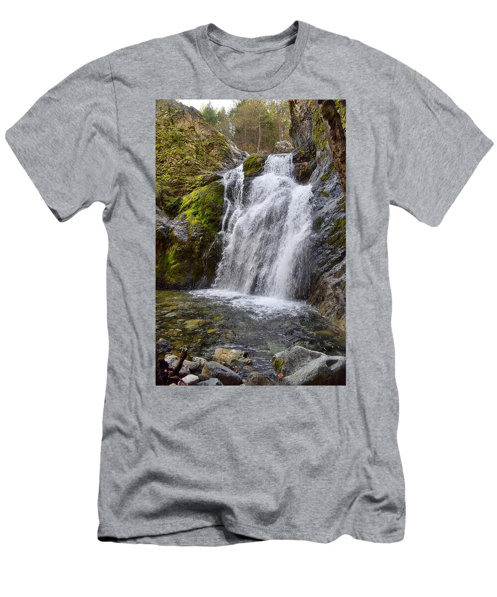 Faery Falls T-Shirt featuring the photograph Faery Falls #1 by Maria Jansson