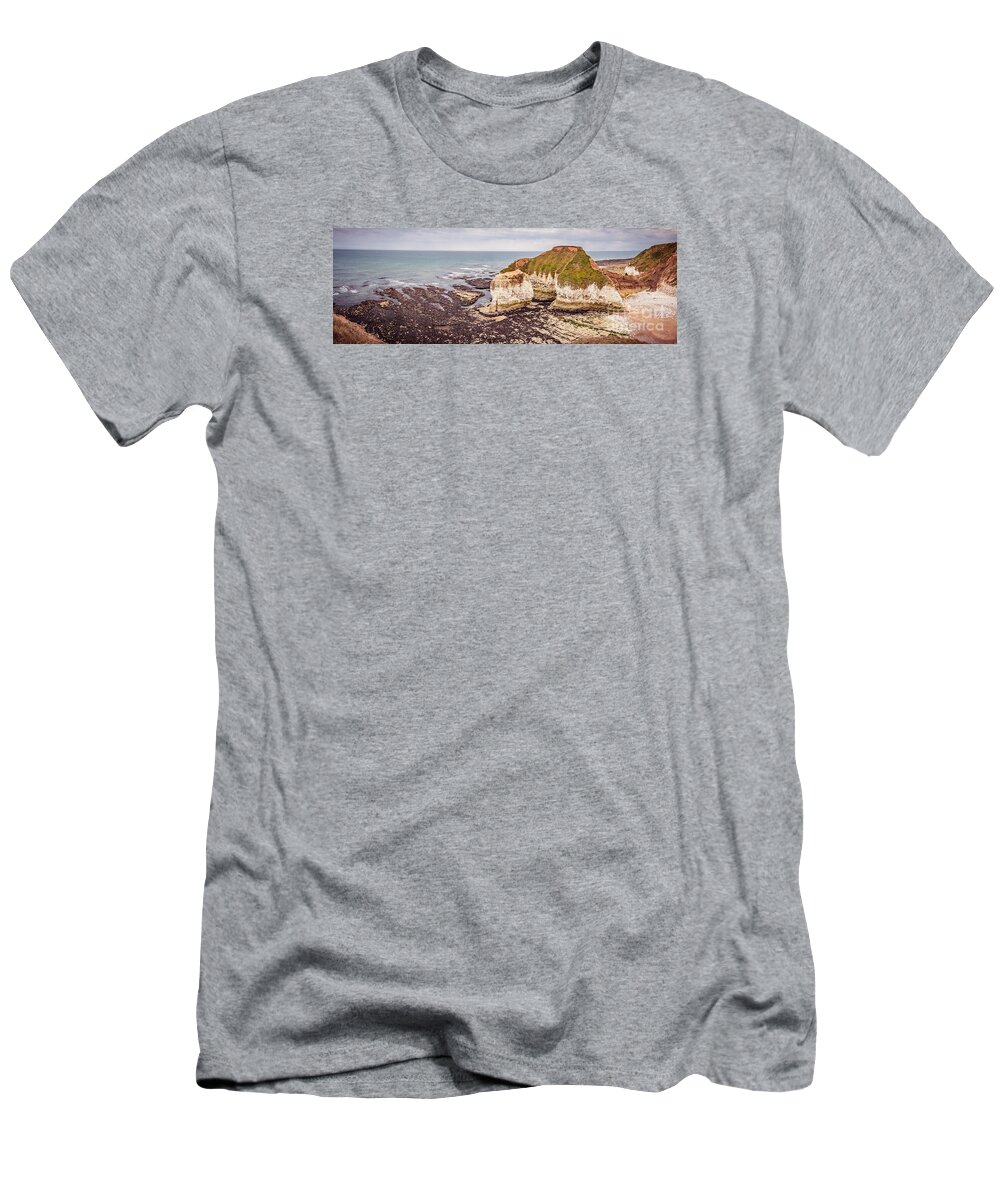 Cliffs T-Shirt featuring the photograph Flamborough Head, North Yorkshire, UK #1 by Mariusz Talarek